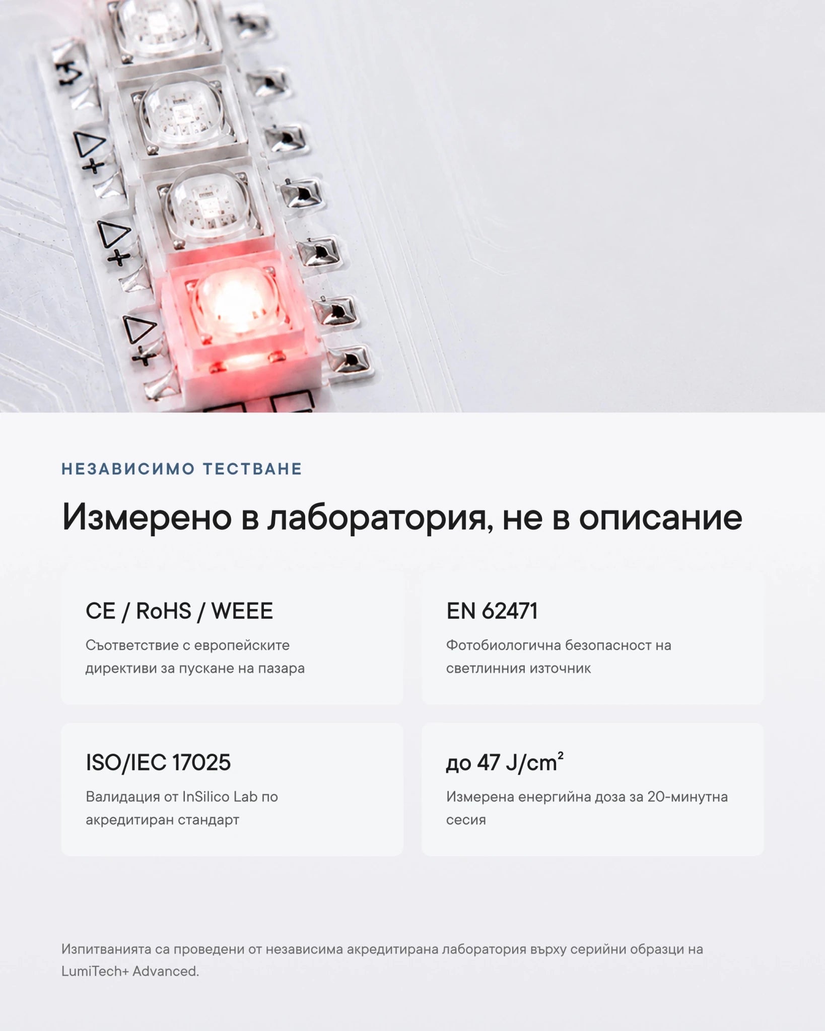 LumiTech+ Advanced LED Mask v2.0 - Al+ Cosmetics - LED маска за домашна грижа | 280-520 диода · 4 режима