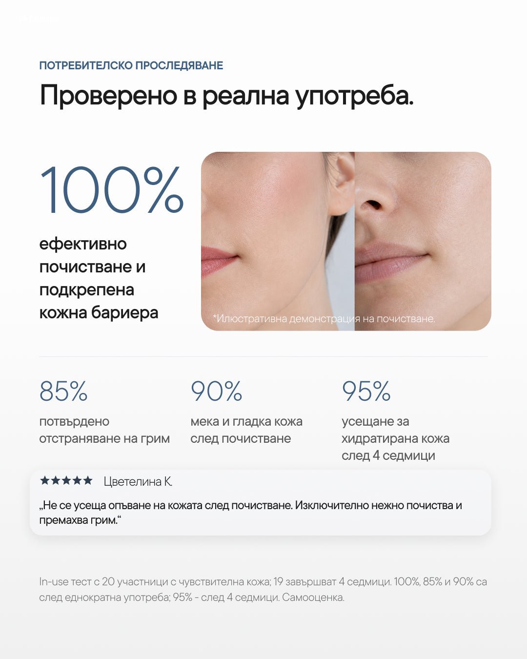 Purity+ | Нежен крем-клензър за лице pH 4.89 - Al+ Cosmetics - 150 ML | Cream cleanser | Barrier-friendly pH 4.89