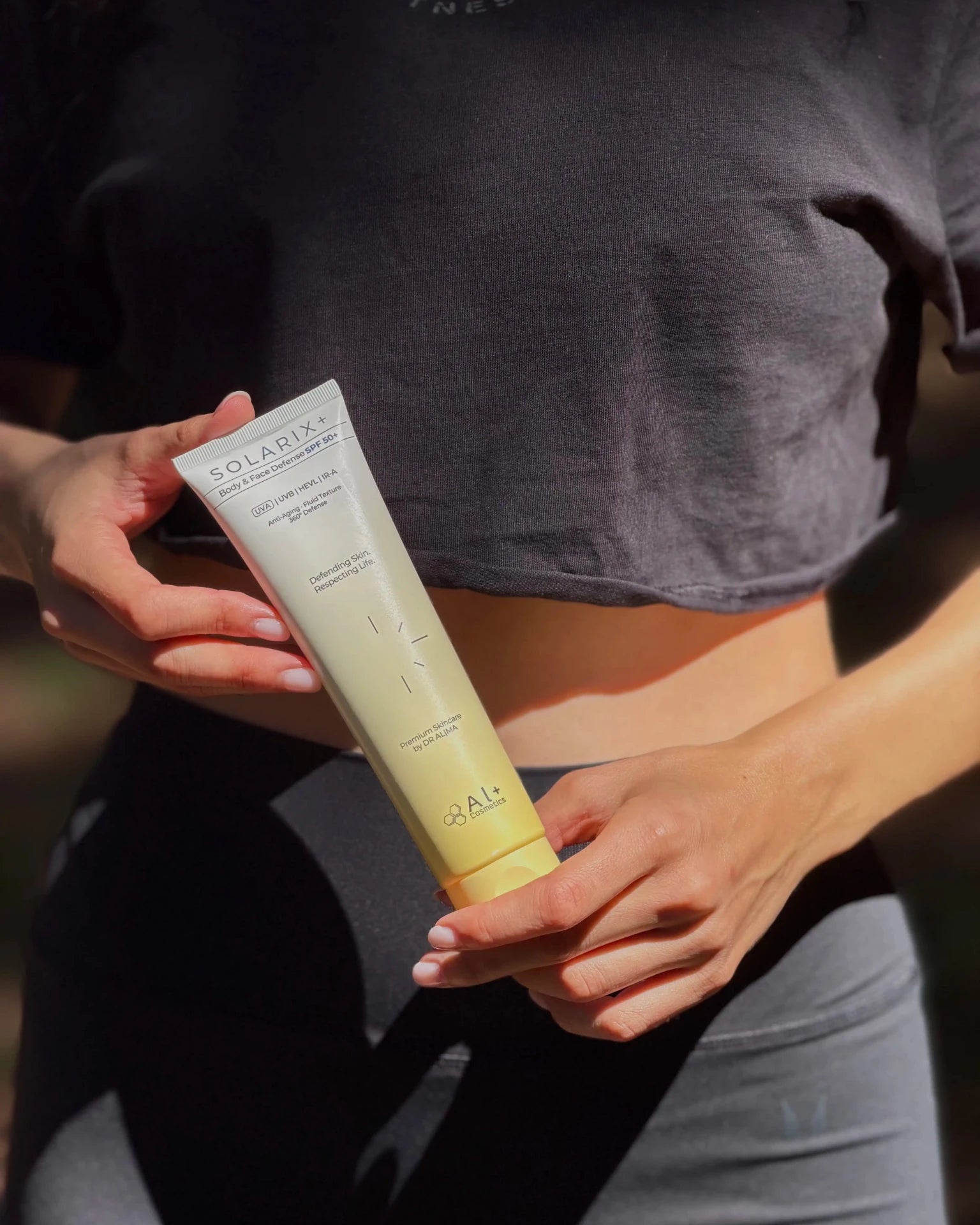 SOLARIX+ Body & Face Defense SPF 50+ - Al+ Cosmetics - Body & face SPF флуид | 150 ML