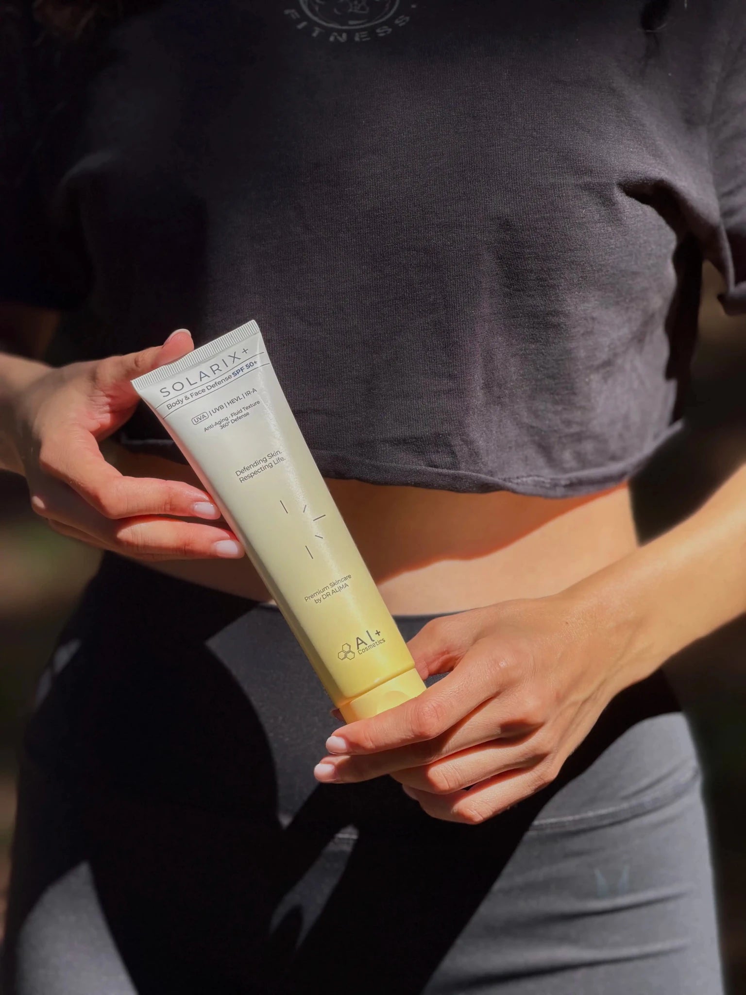 SOLARIX+ Body & Face Defense SPF 50+ - Al+ Cosmetics - Body & face SPF флуид | 150 ML