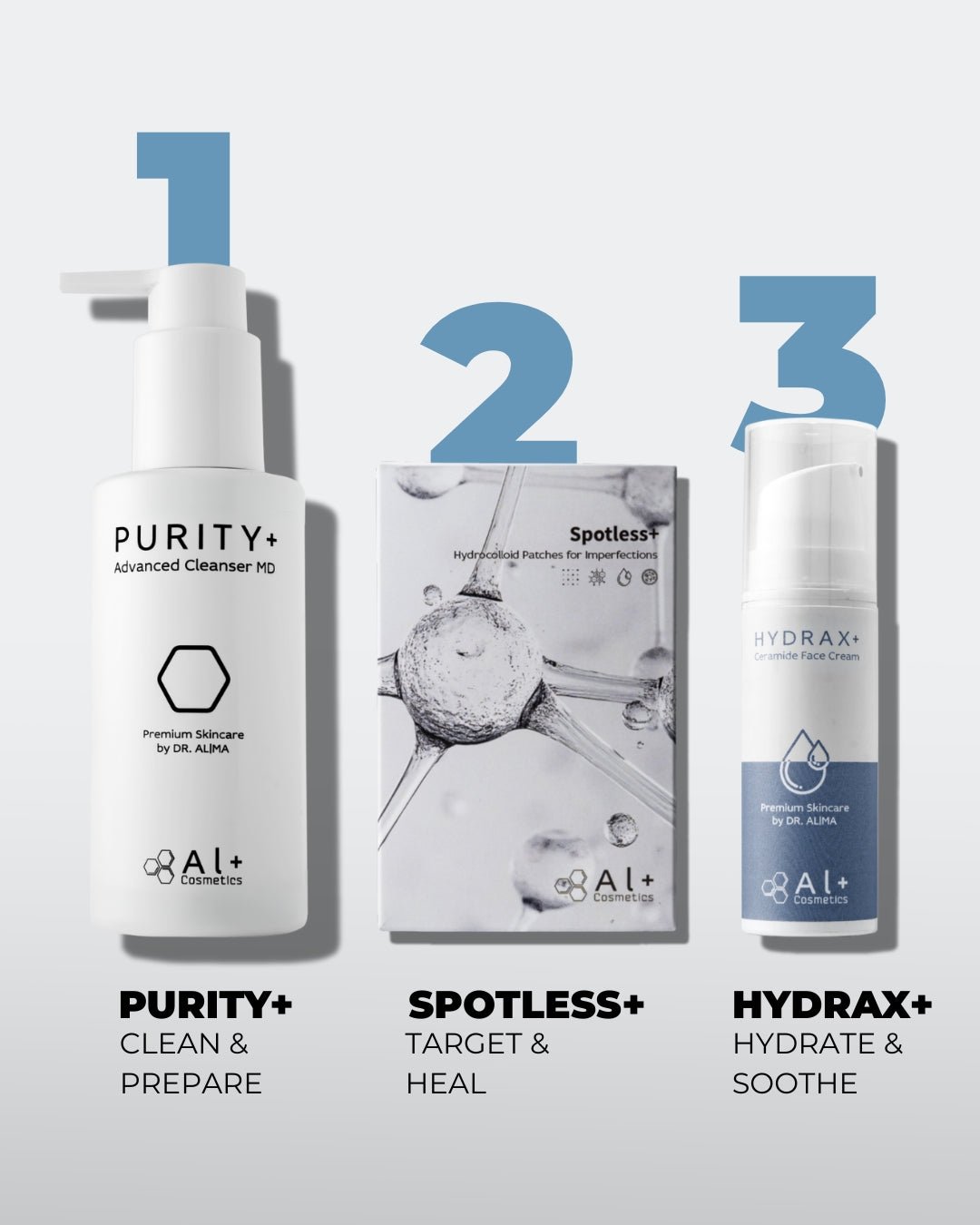 Spotless+ Хидроколоиден пластир срещу пъпки - Al+ Cosmetics - 23 хидроколоидни пластира за пъпки by Al+